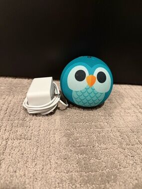Amazon Echo Dot (5th Gen) Kids Edition Smart Speaker - Owl - Includes Power Cab